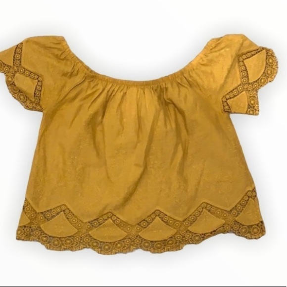 Full Tilt Tops - Tillys Full Tilt Crochet Off The Shoulder Top Medium